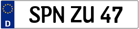 Truck License Plate